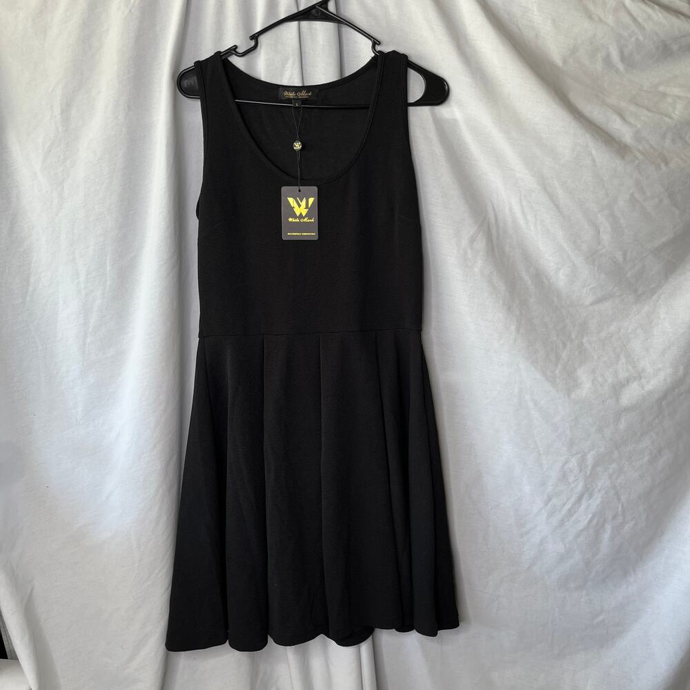 White Mark Sleeveless Little Black Dress New L